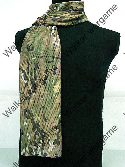 Scrim Scarf Face Veil Mask - Multi Camo