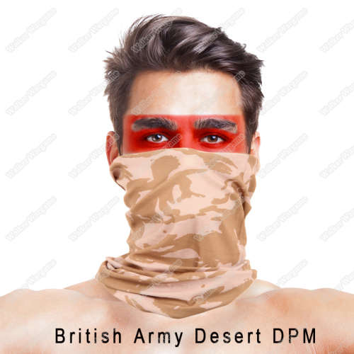 UK DPM Desert - Multi WARP Seamless Headband Headwear Neck Face Mask Multiwarp