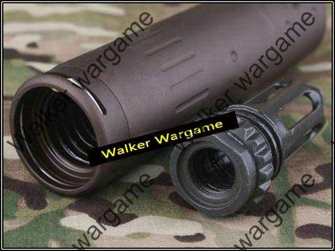 SCAR-SD QD Silencer w/SCAR Flash Hider - Black