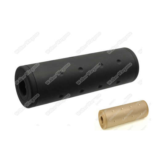 Airsoft Rilfe 14mm Full Metal Silencer - Tan  - Short Type 105mm Fit Pistol And Rifle