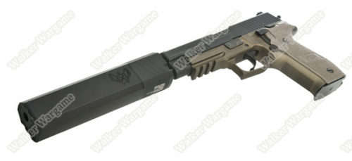 Tactical Airsoft SilencerCo Osprey Suppressor Silencer - Black