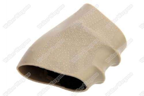 Tactical Back Grip Slip-On Soft Rubber ( Fit Pistol ,Rifle, Shotgun Grip) Tan