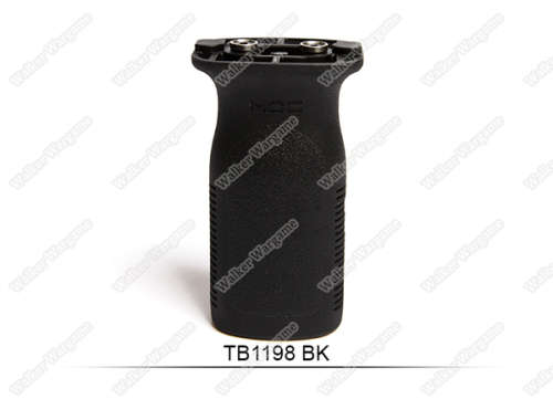 FMA KeyMod KVG Front Railed Vertical Grip Key Mod Slot Key Foregrip - Black