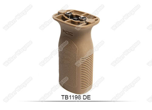 FMA KeyMod KVG Front Railed Vertical Grip Key Mod Slot Key Foregrip  - Tan
