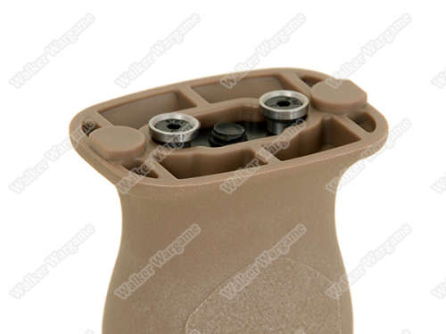 FMA KeyMod KVG Front Railed Vertical Grip Key Mod Slot Key Foregrip  - Tan