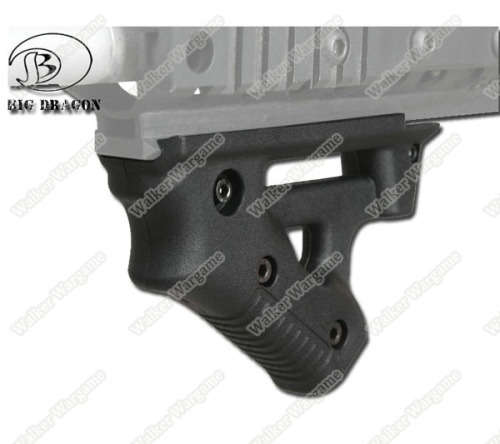 BD Tactical Strike ForeGrip Angled Foregrip Fit All Picatinni Rail Rifle - Black