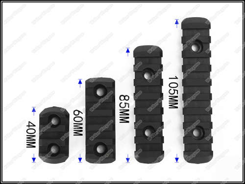 BD M Lok Rail Set Polymer Modular Rail For MLOK Handguard 4 Pieces