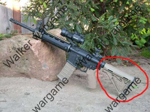 PTS CTR Carbine Stock with Butt Pad - Tan