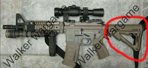 PTS CTR Carbine Stock with Butt Pad - Tan