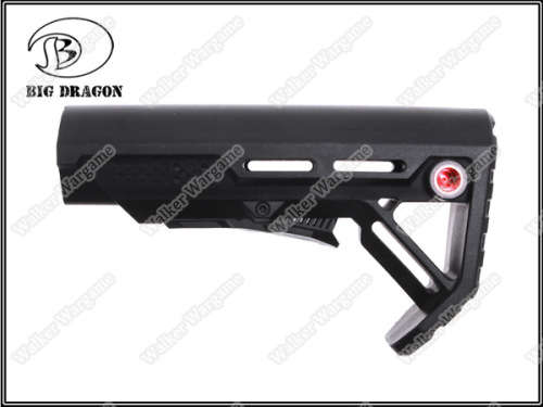 Big Dragon Viper Mod1 Tactical Adjustable Butt Stock for M4/M16 Series Airsoft AEGs - Black