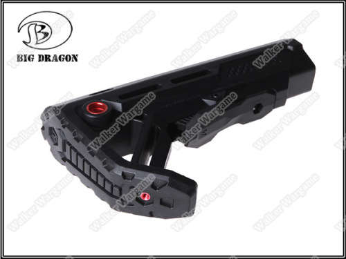 Big Dragon Viper Mod1 Tactical Adjustable Butt Stock for M4/M16 Series Airsoft AEGs - Black