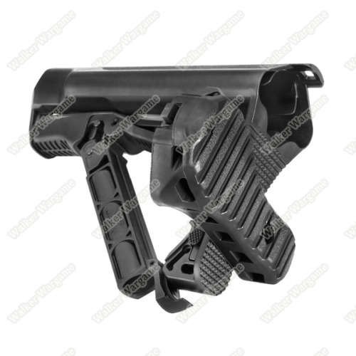 G&G GOS V3 M4 AR15 M16 Tactcial Butt Crane Stock - Black (Hold Crane Stock Battery)