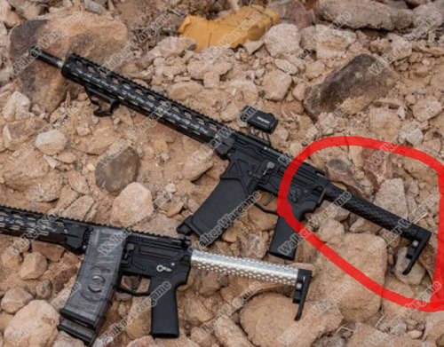 BD BAD Style Lightweight ButtStock With QD For AEG Airsoft