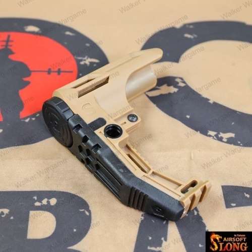 Slong M4 NGEL of Death Tactical Butt Stock Tan
