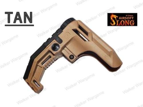 Slong M4 NGEL of Death Tactical Butt Stock Tan