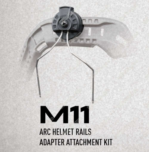 M11 EARMOR ARC Fastjump Helmet Rails Adapter Attachment Kit for Earmuff