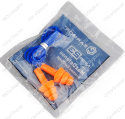 M04 EARMOR MaxDefense Silicone Ear Plugs (With Cable)