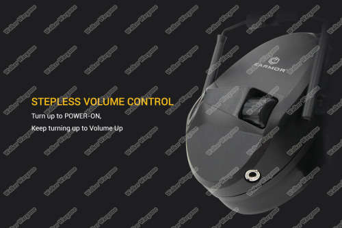 EARMOR M30 Sport Shooting Electronic Hearing Protector with AUX