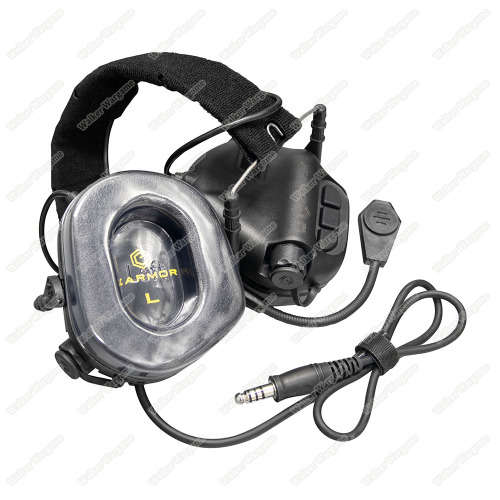 Black EARMOR M32 Noise Reducing Headset MOD3 Electronic Communication Hearing Protector