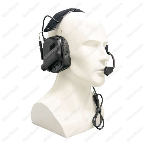 Black EARMOR M32 Noise Reducing Headset MOD3 Electronic Communication Hearing Protector