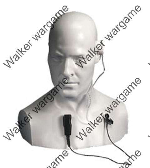 FBI Style Covert tube Earpiece - Motorola 1 Pin
