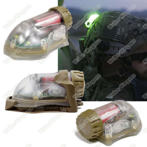 FMA Helmet Tactical Manta Strobe Light Green LED/IR (Helmet Light)