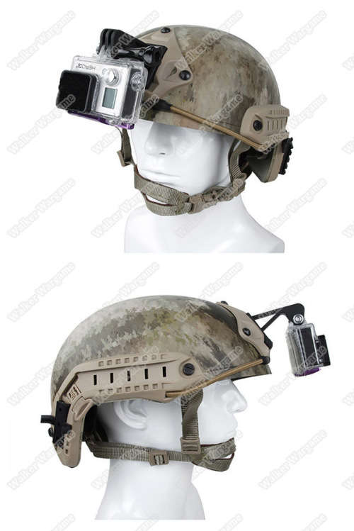 Tan - Gen2 Go Pro Camera NVG Helmet Mount for Gopro hero4 Accessori
