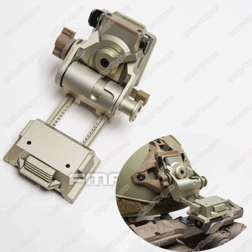 Tan - FMA L3 G24 Style NVG Mount for PVS-15/18 Type Mock NVGs