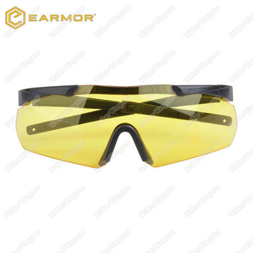 Earmor S01 Shooting Glasses ANSI Z87.1 With Case - 3 Lens Set