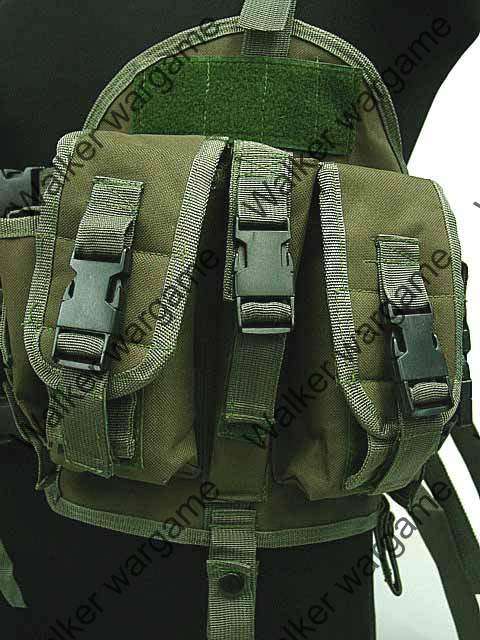 Tactical Navy Seal Combat Modular Assault Vest - OD Green
