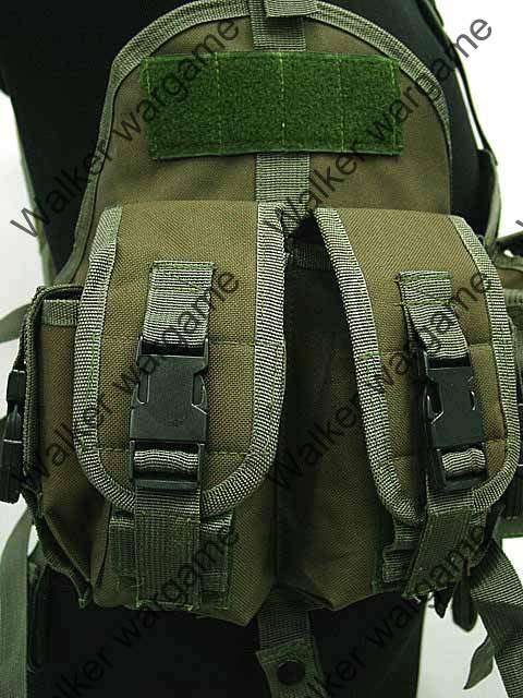 Tactical Navy Seal Combat Modular Assault Vest - OD Green