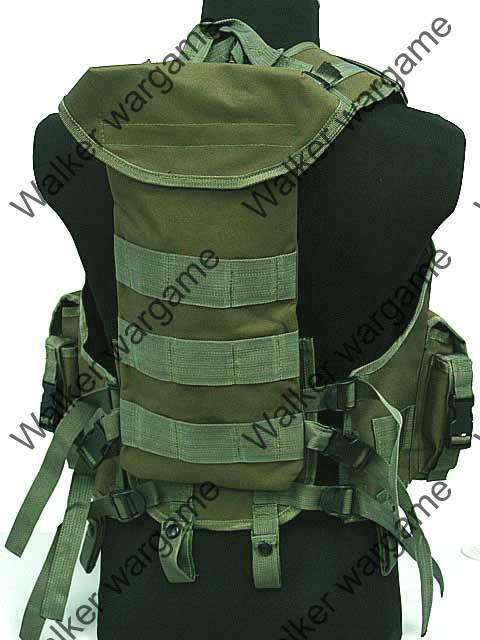 Tactical Navy Seal Combat Modular Assault Vest - OD Green