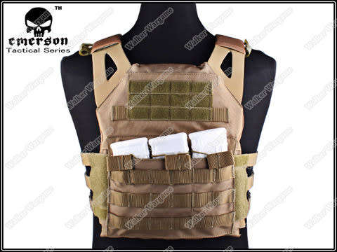 Tactical VT390 JPC Molle Vest Plate Carrier - Desert Tan