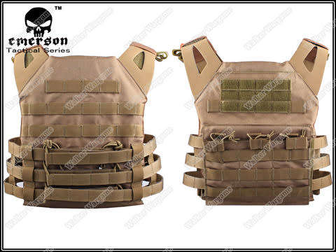 Tactical VT390 JPC Molle Vest Plate Carrier - Desert Tan