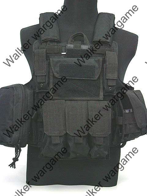 US Force Recon Marine MOD MOLLE Vest - Black