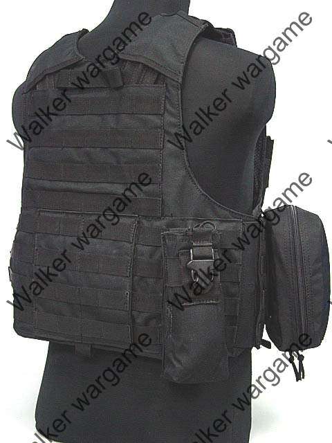 US Force Recon Marine MOD MOLLE Vest - Black