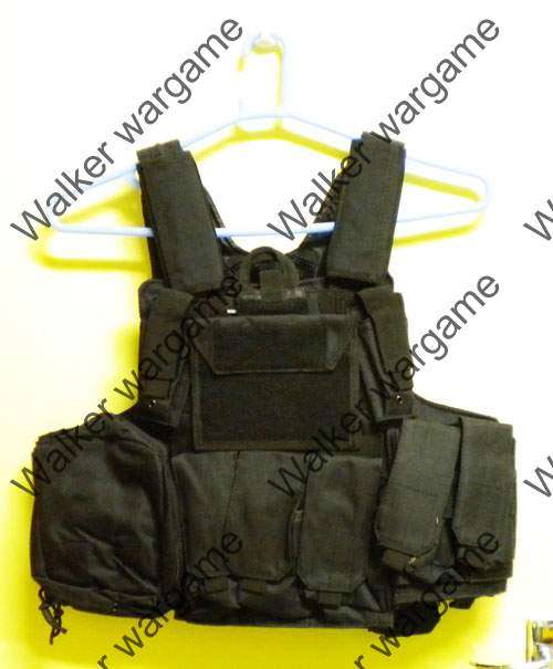 US Force Recon Marine MOD MOLLE Vest - Black