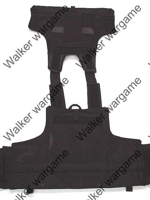 US Force Recon Marine MOD MOLLE Vest - Black