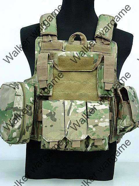 US Force Recon Marine MOD MOLLE Vest - Multicam