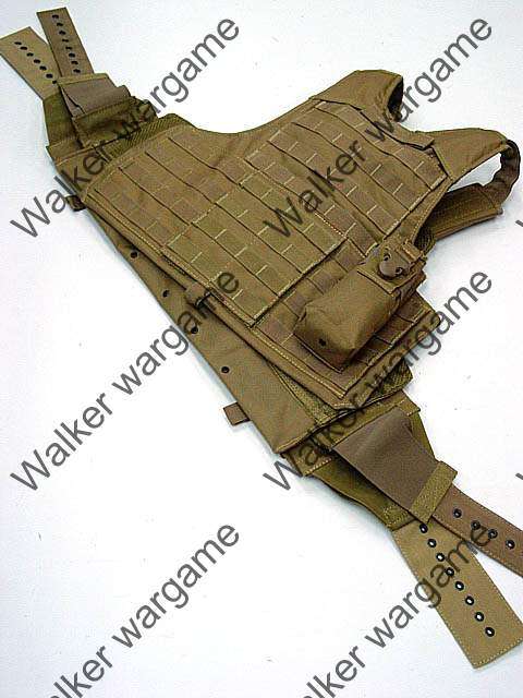 US Force Recon Marine MOD MOLLE Vest - Tan