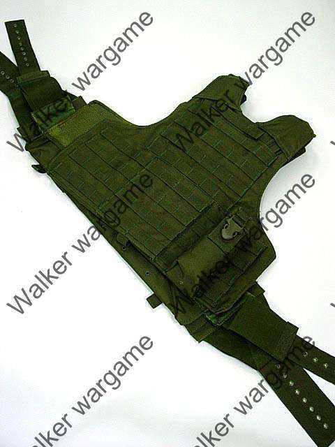 US Force Recon Marine MOD MOLLE Vest - OD Green