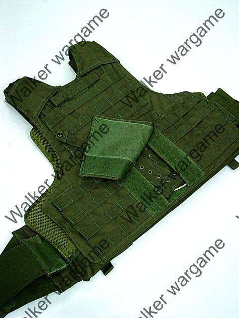 US Force Recon Marine MOD MOLLE Vest - OD Green