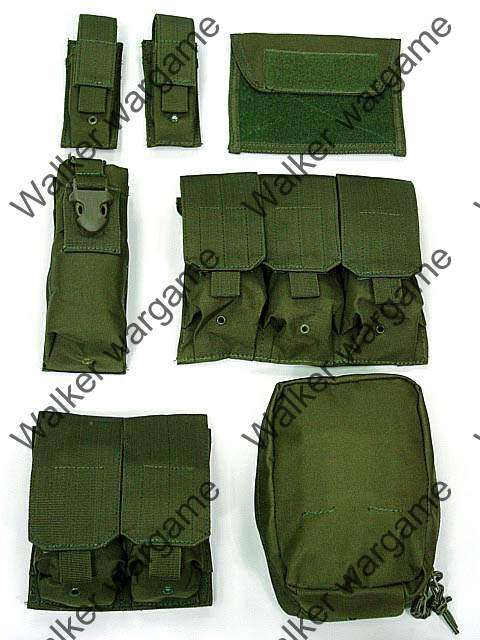 US Force Recon Marine MOD MOLLE Vest - OD Green