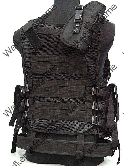 TAC Tactical vest With Belt - Black