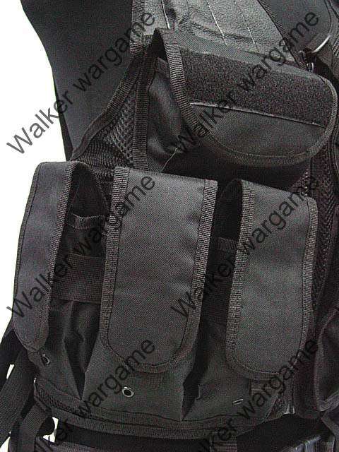 TAC Tactical vest With Belt - Black