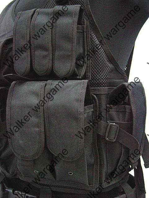 TAC Tactical vest With Belt - Black