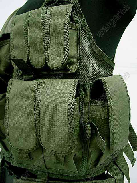 TAC Tactical vest With Belt - OD Green