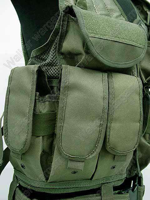 TAC Tactical vest With Belt - OD Green
