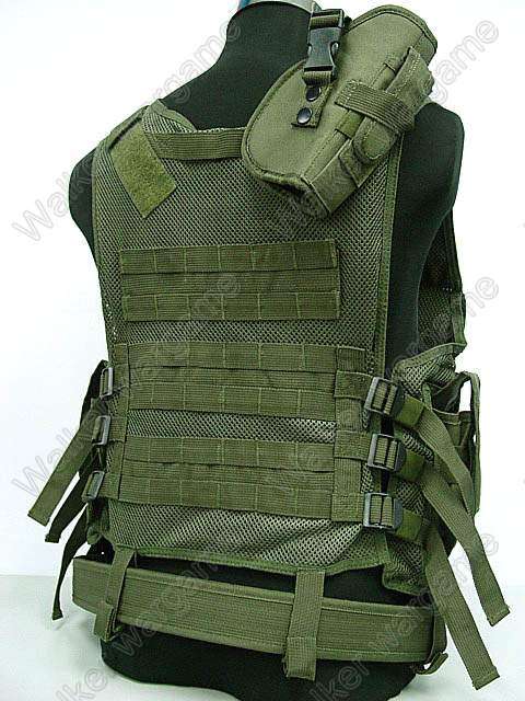 TAC Tactical vest With Belt - OD Green