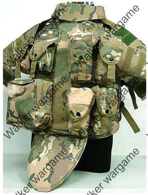 OTV Body Armor Molle Tactical Vest - Multi Camo